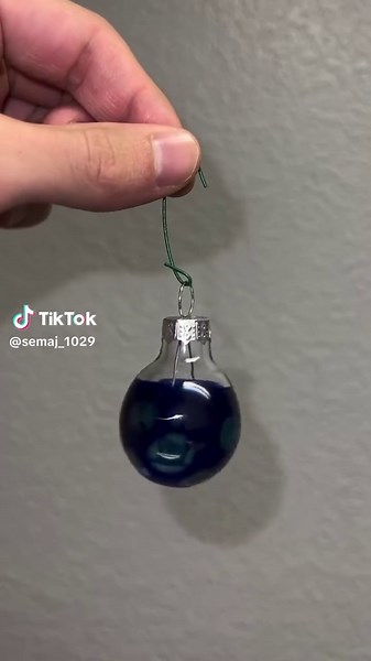 Borosilicate Glass Art: Dark Cobalt with Yellow Highlights