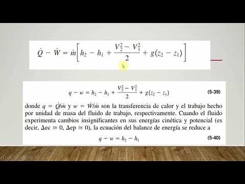 Balance de Energía en Sistemas Abiertos