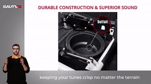 SAUTVS Speaker Panels for Can-Am Maverick X3, 10" Under Seat Speaker Pods Enclosures Kit for Can Am Maverick X3 MAX 2017-2026 All Model Accessories (1PC, Passenger or Driver Side)