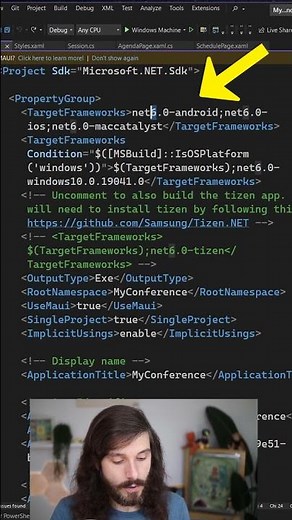 Update .NET MAUI Apps to .NET 7 in 60 Seconds | #shorts