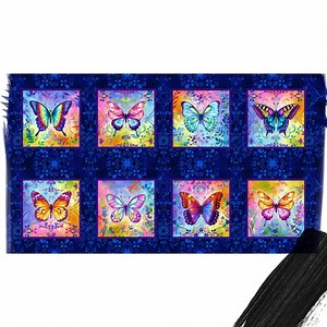 Butterflies flutter by in a gorgeous collection of flowers, modern textures and medallions. "Butterfly Bliss" by Elizabeth Isles is truly a spectrum of color. This range is illustrated in a watercolor technique and displays an abundance of vibrant colors. The natural textures and coordinates make great staples for your shop’s shelves. Includes two FREE project downloads. Ships in October 2021. View the full collection here: https://studioefabrics.net/butterfly-bliss/ #StudioE #StudioEFabrics #Qu