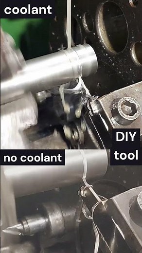 Lathe Parting Tools, HSS DIY vs Carbide Insert #torno #lathetools #turningtools