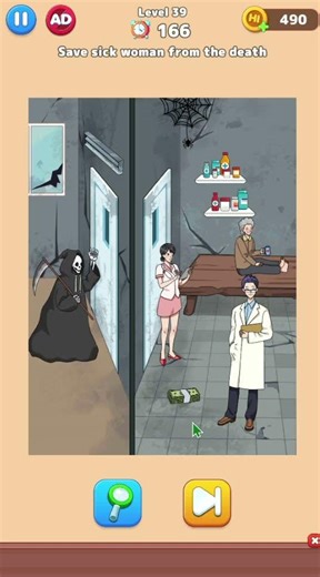 Tricky Prank: Brain Quest Level 39 Save sick woman from the death