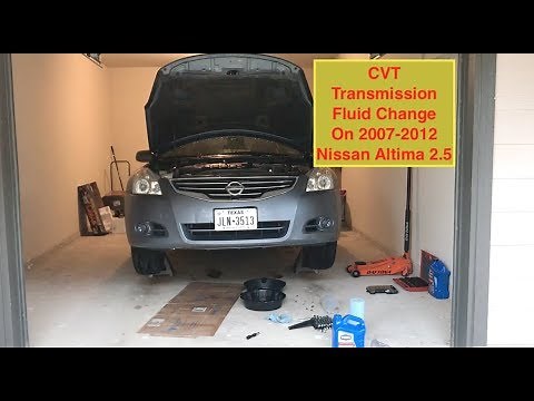 CVT Transmission Fluid change on 2007-2012 Nissan Altima