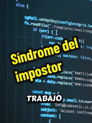 El síndrome del impostor en programadores es más común de lo que imaginas. Si estás aprendiendo a programar y sientes que no eres suficiente, este video es para ti. 💻 #programacion #dev #programadores
