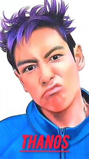 How to Draw Thanos Step by Step #thanos #squidgame #art #drawing #shorts