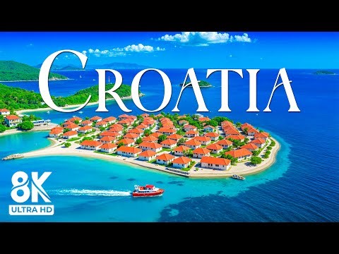 CROATIA 8K UHD - Enchanting Beauty of the Dalmatian Coast, Relaxing Scenic Film with Serene Music