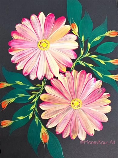 Master 3D One Stroke Flower Painting Techniques