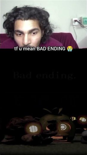 I Beat FNAF 3… Just to Get the BAD ENDING 💀 #shorts