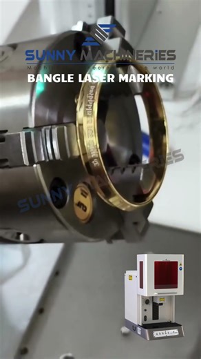 Small Gold Silver Laser Cutting Machine #bangles #rings #jewelry