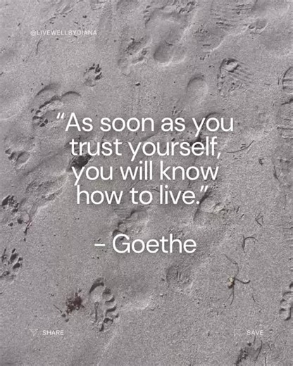 “As soon as you trust yourself, you will know how to live.” - Goethe ✨ Join me on December 8th for a chance to slow down and listen within. Link in bio to register for Restore and Reiki 👆 | CocoonCare