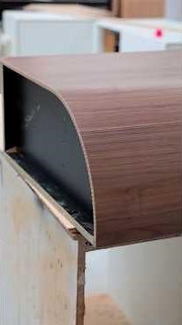 Curved End Panel in Polytec Laminate