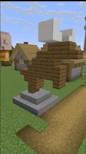 AMAZING Minecraft Deer Statue Creation!