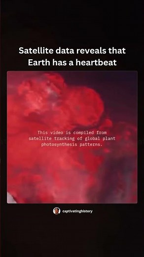Satellite data reveals that Earth has a heartbeat #earth #heart #pulse #heartbeat