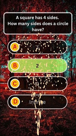 This Simple Question Confuses Everyone! 🤯 How Many Sides Does a Circle Have? #gkquiz #quiz #iqtest