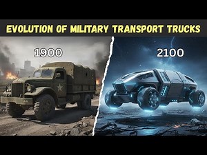 Evolution of Military Transport Trucks (1900–2100) — From Muddy Roads to Autonomous War Machines