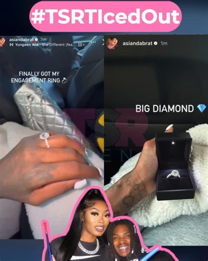The Shade Room Teens on Instagram: "#TSRTIcedOut: Oouuu! #AsianDoll shows off her engagement ring 💍 (✍🏾: #TSRStaffTC)"