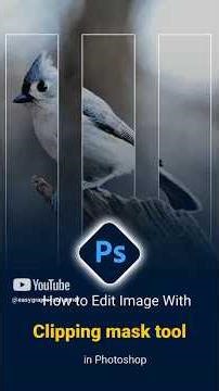 CLIPPING Mask effect in photoshop #photoshop #shorts