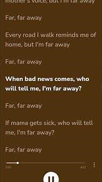 Far,far away Lyrics Video By ‪@AnasheiNgwe‬ #clixlyricsstudio #lyrics #faraway #duet