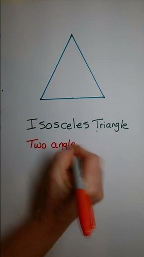 How to Identify Different Types of Triangles (Equilateral, Isosceles, Scalene) #shorts
