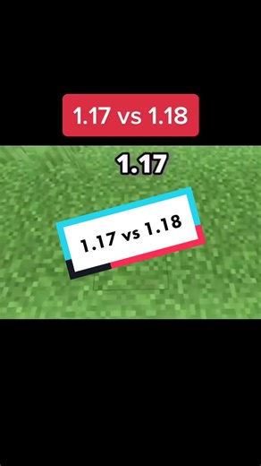Minecraft Version Comparison: 1.17 vs 1.18