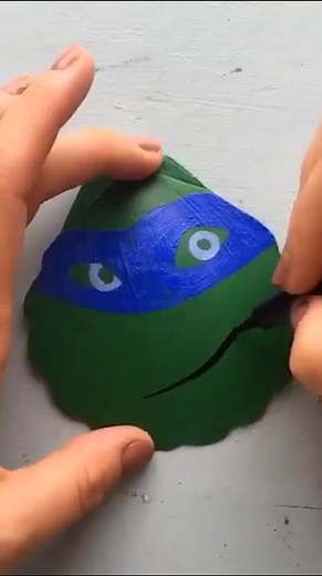 Handmade DIY Ninja Turtle Shell for Summer Art