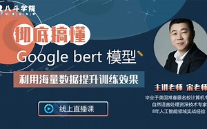 彻底搞懂 Google bert 模型