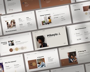 Job Interview Deck | Powerpoint Template | PPT File | Job Search Resource | Business Slide Deck | Modern Professional Presentation Design - Etsy