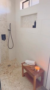 29K views · 129 reactions | Build your own spa vibes at home! This redwood shower bench is the perfect weekend project—simple, sturdy, and beautiful enough to leave out on display. I’ve made it easy with step-by-step PDF plans you can download instantly!Want the link sent straight to your DMs?Comment the word “SHOWER” below and I’ll send it your way!#DIYbench #woodworkingplans #showerbench #redwoodprojects #spaathome #PDFplans #diyhome | Nailgun Nelly | Facebook