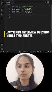 How to Merge Two Arrays in JavaScript Using Spread Operator | JavaScript Interview Question