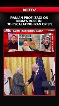 "PM Modi Can Do A Lot, He Is Trying": Prof Izadi On India's Role In De-escalating Crisis