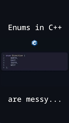 Enums in C++ are messy... #tierlist #programming