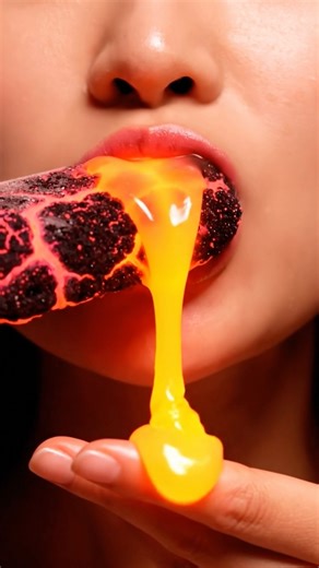 Lava Ice Popsicle Asmr #ai #asmr #aiasmr #eatingsounds #satisfying