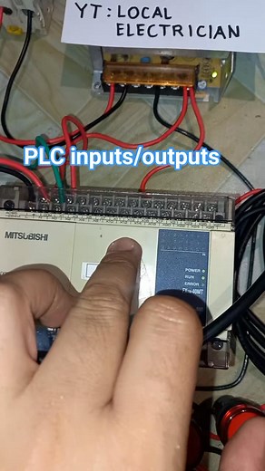 3.3K views · 59 reactions | PLC inputs and outputs For mitsubishi fx1n Control programming basic info #electrician #relay #panelboard #control #power #technician #switch #wiring #diy #electrical cpu | Electricians Guide | Facebook