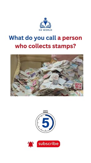 What do you call a person who collect stamps ?