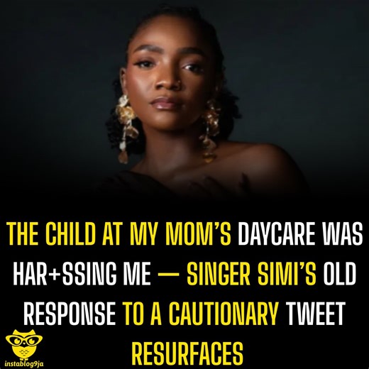 Instablog9ja | The Child at my Mom’s Daycare Was Har+ssing Me — Singer Simi’s Old Response to a Cautionary Tweet Resurfaces | Instagram