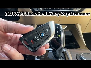 Comment remplacer la batterie de la télécommande de la BMW X3