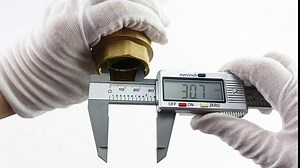 QWORK Check Valve Brass, 1" Female One Way Check Valves, 1 Inch