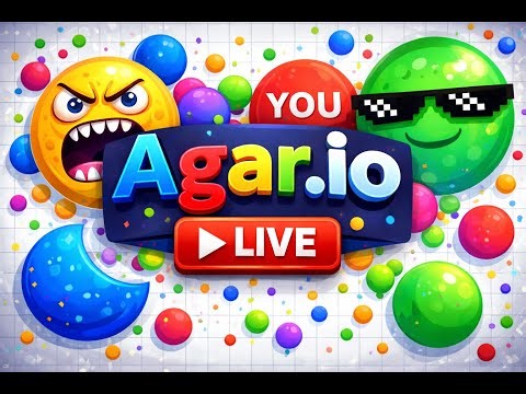 AGAR.IO 🔴 LIVE | PRO Gameplay & Big Cells Domination