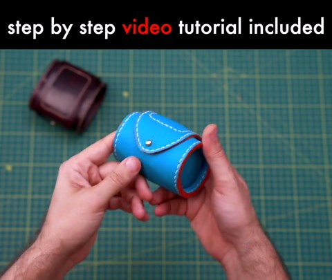 Watch Case SVG, Leather Template, Laser Cut File (SVG, DXF)   Video Tutorial - Etsy Canada