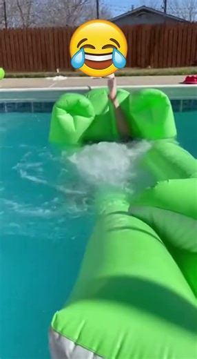 BIGGEST water slide fail 💦 #WaterSlide #FunnyFail #Shorts #trynottolaugh #funny