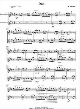 Saxophone Duet - "Duo"