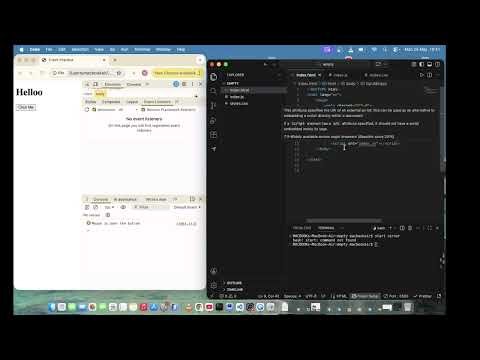 JavaScript Events Explained for Beginners | Learn addEventListener() the Easy Way