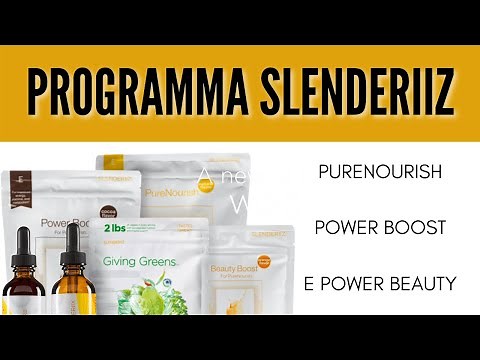 Programma SLENDERIIZ | PureNourish, PowerBoost e PowerBeauty!