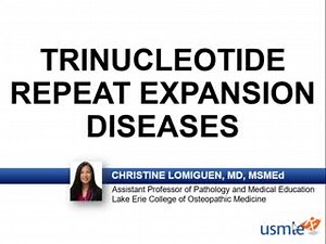 Our Express Video of the Week covers trinucleotide repeat expansion diseases, from the Genetics section of the Biochemistry chapter in First Aid for the USMLE Step 1. If you want to sample more of the over 80 hours of video we deliver in USMLE-Rx, sign up for our free 5-day trial: usmle-rx.com. #LoveHowYouLearn | USMLE-Rx