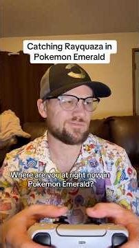 Battling Rayquaza in Pokemon Emerald with the sound OFF?! #pokemon #legendarypokeman