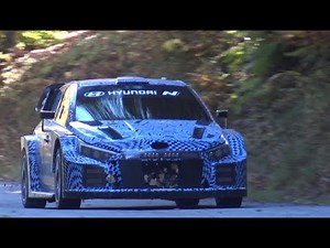 CRAZY New Hyundai I20 Rally 1 wrc 2022 Test in Italy / Flat out & Pure Sound