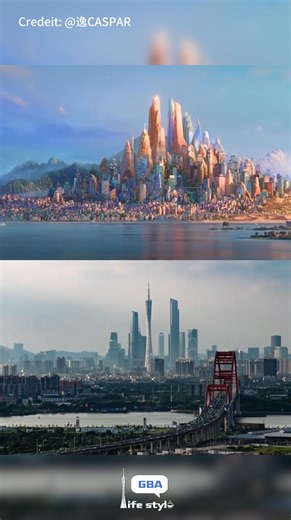 在廣州！找到了現實版的Zootopia，入面有有蛇王、牛精、正水魚、炒魷魚、大頭蝦......歡迎補充 #瘋狂動物城 #瘋狂動物城2 #廣州 #廣州CBD #電影感 Found a real-life Zootopia in Guangzhou! #Guangzhou #RealLifeZootopia #UrbanWildlife | GBA Life Style