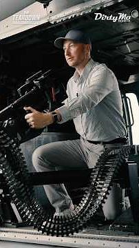 The Navy Let Jeff Gluck Hold a Machine Gun