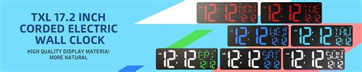 TXL: Led Wall Clock